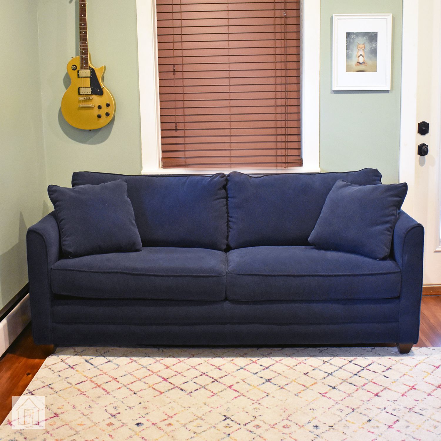 Wayfair Custom Upholstery Carli Recessed Arm Sofa Bed