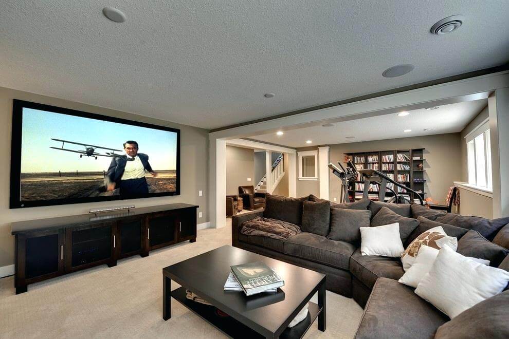 Create Another Living Room in Your Basement Space
